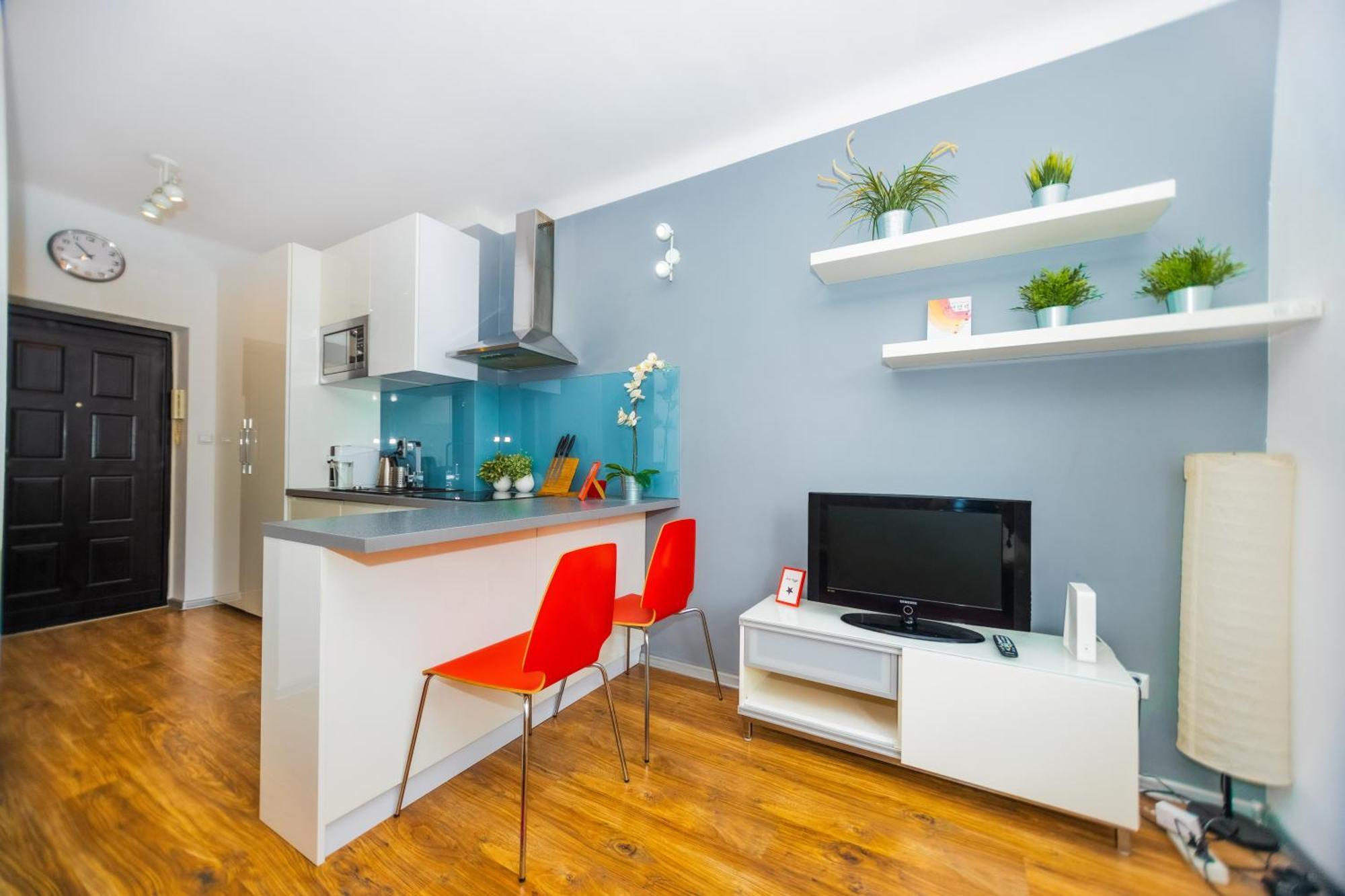 Cozy Studio Next To The Metro And City Center Warschau Exterior foto